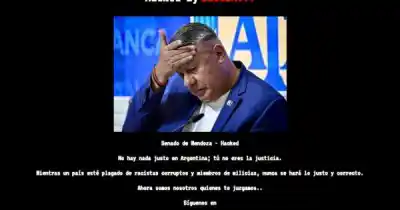 Apareció un mensaje racista en la web del Senado de Mendoza y ya hay un responsable