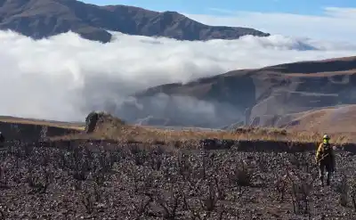 Fin al fuego en Volcán: las llamas arrasaron más de 500 hectáreas y aún evalúan los daños