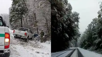 La nieve no da tregua en Neuquén: acumulación récord y rutas bloqueadas