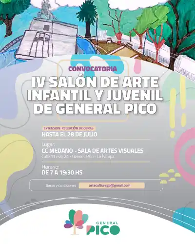 Quedan pocos días: extendieron el plazo para el Salón de Arte Infantil y Juvenil de General Pico