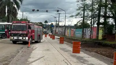 Yerba Buena: bomberos continúan trabajando en pérdida de gas tras rotura de caño madre
