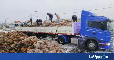 El frío no da tregua: así asisten a las familias de Río Gallegos con leña y alimentos