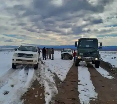 Avalancha en Calingasta: el dramático rescate de una familia atrapada entre la nieve