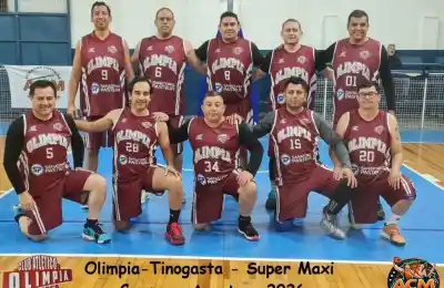 En una final electrizante, Olimpia-Tinogasta se quedó con el Apertura de Maxibásquet