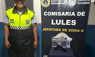 Menor fue aprehendido en Lules por amenazar a adolescentes con réplica de arma