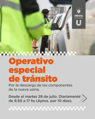 Así será el megaoperativo para trasladar los componentes de la nueva usina en Ushuaia