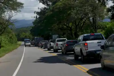 Corte total en Ruta Provincial 307 por desplazamiento de material