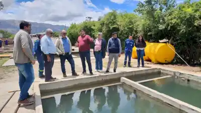 SAT avanza con obras para garantizar agua potable las 24 horas en Tafí del Valle
