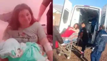 En pleno trabajo de parto en Pocito: policía y enfermera asistieron el nacimiento en la casa