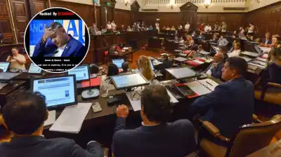 Apareció Chiqui Tapia en la web del Senado de Mendoza: el impactante mensaje que dejaron los hackers