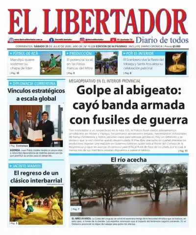 Edición digital del 25 de julio: lo que tenés que saber de Corrientes