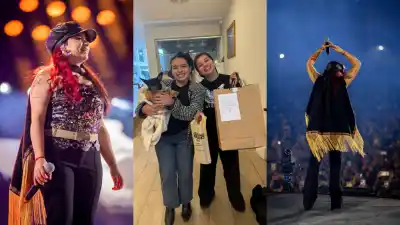 El secreto detrás del vestido que Candu Domínguez usó en la Fiesta del Poncho