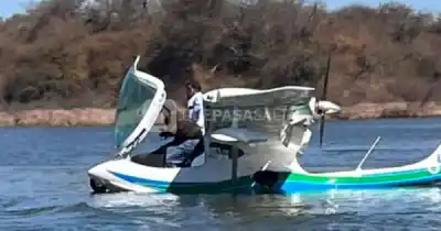 Emergencia en el agua: una avioneta cayó al Dique Cabra Corral y hay operativo de rescate