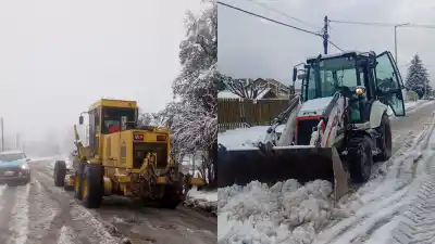San Martín de los Andes bajo nieve: piden no circular salvo emergencia extrema