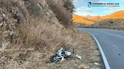 Chocó contra un caballo en la Ruta 4 y terminó hospitalizado: qué pasó en la "Curva de Los Loros"