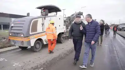El intendente y Vialidad Provincial recorrieron obras clave que cambiarán los accesos a Villa María