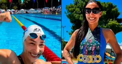 Nueve medallas y un récord mundial: la hazaña de una nadadora platense que dejó huella en Valencia