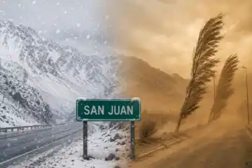 Alerta total en San Juan: 48 horas de nevadas en la cordillera y Zonda implacable