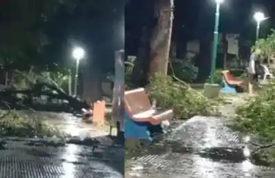 Temporal en Trancas: vientos superiores a 100 km/h causaron graves daños materiales