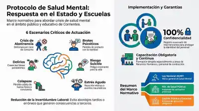 ¿Qué hacer ante una crisis de salud mental en tu trabajo o escuela? Corrientes busca tener un protocolo