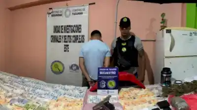 Desarticulan banda armada tras violento asalto y secuestran droga, dinero y un arma