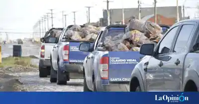Deshielo en Río Gallegos: el operativo que busca salvar a los barrios más golpeados