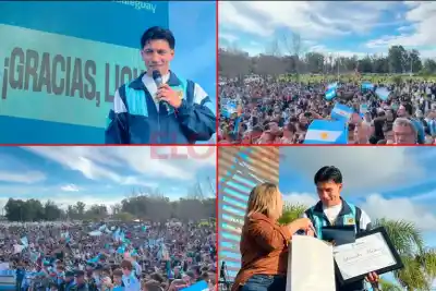 La emotiva bienvenida a Lisandro Martínez en Gualeguay tras el subcampeonato mundial