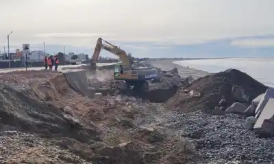 El secreto que esconde la costa de Playa Unión: la obra que avanza para frenar al mar
