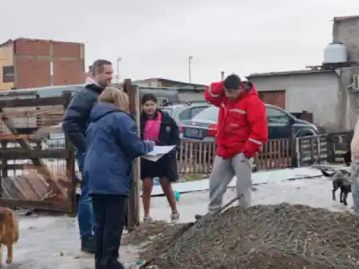 Deshielo y lluvias: el operativo que busca evitar que los barrios se inunden