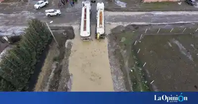 Deshielo y lluvias en Río Gallegos: el operativo secreto que Vialidad Provincial desplegó en el barrio San Benito