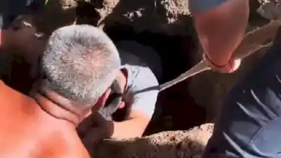 Rescatan a un niño de 8 años que cayó en un pozo en Las Cejas