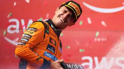 Se lo llevó en el final: Lando Norris ganó el GP de Hungría y el podio tuvo sorpresa
