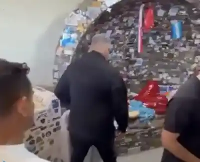 El Chiqui Tapia volvió a San Juan y se encontró con Julio Cobos en la Difunta Correa