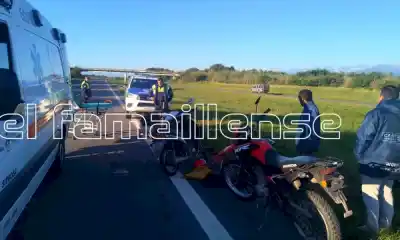 Choque entre motocicletas en la autopista de Lules dejó un lesionado