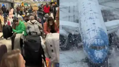 Se paralizó todo en Bariloche: la nieve cerró el aeropuerto y hay cientos de pasajeros varados