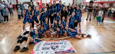 El básquet correntino no para de festejar: Mini femenino campeón argentino