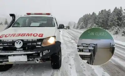 Nevadas en la cordillera: suspenden clases este lunes en Esquel y la Comarca