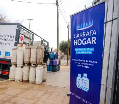Llega Garrafa Hogar a cinco departamentos: precios congelados por el frío