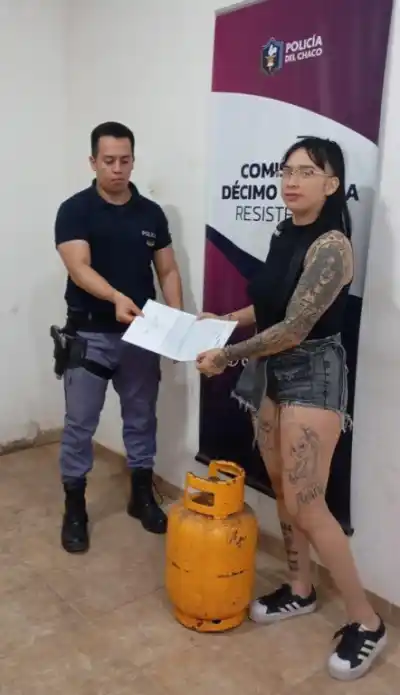 Intentó vender una garrafa robada en el barrio y la policía lo encontró