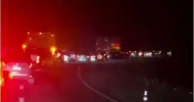 Un camión quedó atravesado en la ruta y generó caos en el ingreso a Salta