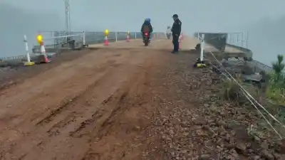 Tras la baja del río Uruguay, reabrieron el puente del arroyo Pindaytí con un límite de carga