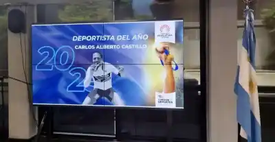 El mejor deportista de la provincia: Carlos Castillo fue distinguido tras un 2025 de oro