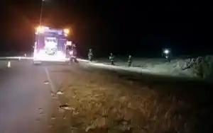 Viajaba sola en la Ruta 55, perdió el control y el hallazgo en el campo conmocionó a San Luis