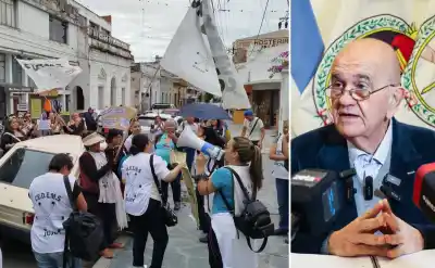 Golpe al bolsillo docente: el Gobierno descuenta los días de paro y trata de 'falta sin aviso' a los de ADEP