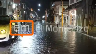 Navidad bajo el agua en Monteros: calles del centro quedaron anegadas tras las fuertes lluvias. Mira las fotos