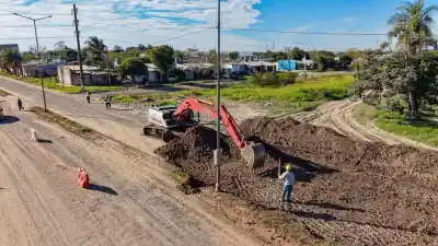 Con 400 metros de hormigón: así avanza la obra que conectará Pirayuí con la Ruta 12