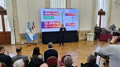 Abren los sobres para la segunda etapa del Acueducto Gran Rosario: 10 ofertas y una inversión millonaria