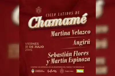 Viernes de chamamé en el Juan de Vera: tres propuestas que prometen emocionar