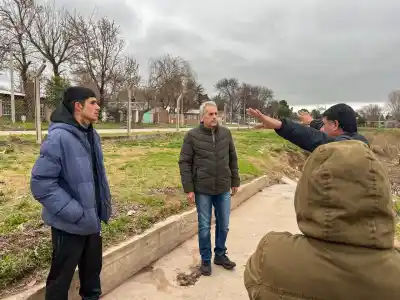 El plan de Funes para terminar con las inundaciones en Santa Rosa: megaobras de entubamiento