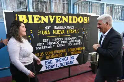 El antes y después que nadie esperaba: la escuela técnica que renació con aulas nuevas